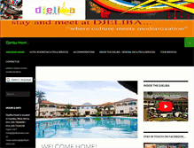 Tablet Screenshot of djelibahotel.com